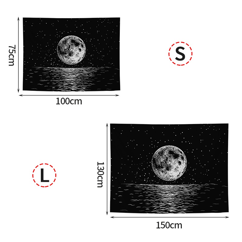 Thảm Treo Tường Trang Trí Phòng Ngủ Phong Cách Bắc Âu