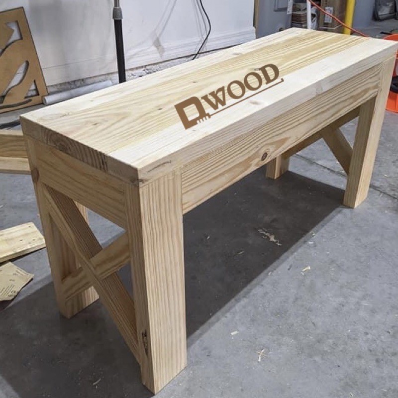 Mặt gỗ thông Dwood dày 30 rộng 200 bào láng 4 mặt làm mặt bàn, kệ cực cứng cáp