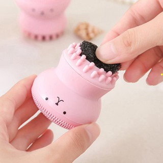 Cọ rửa mặt và massage hình Bạch tuộc