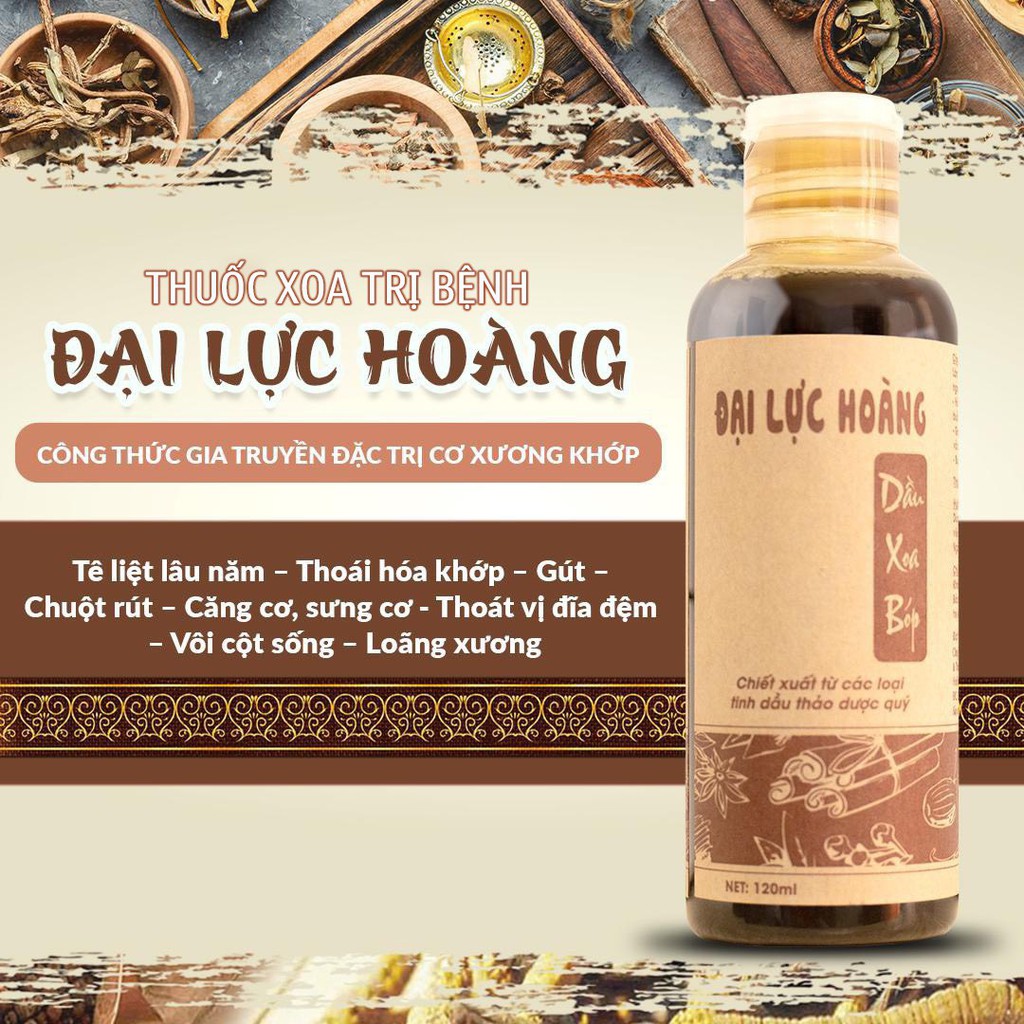 DẦU XOA BÓP ĐẠI LỰC HOÀNG [MUA 10 TẶNG 1, HÀNG SẴN]