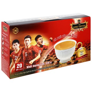 (20 gói) Cà phê hòa tan 3 trong 1 TNI King Coffee 320g