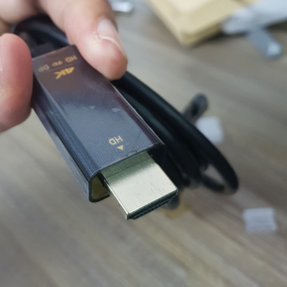 Cáp chuyển Hdmi ra Displayport 4k 60hz/ 2k 144hz dài 1m8 - HDMI to DP 4k - Hồ Phạm