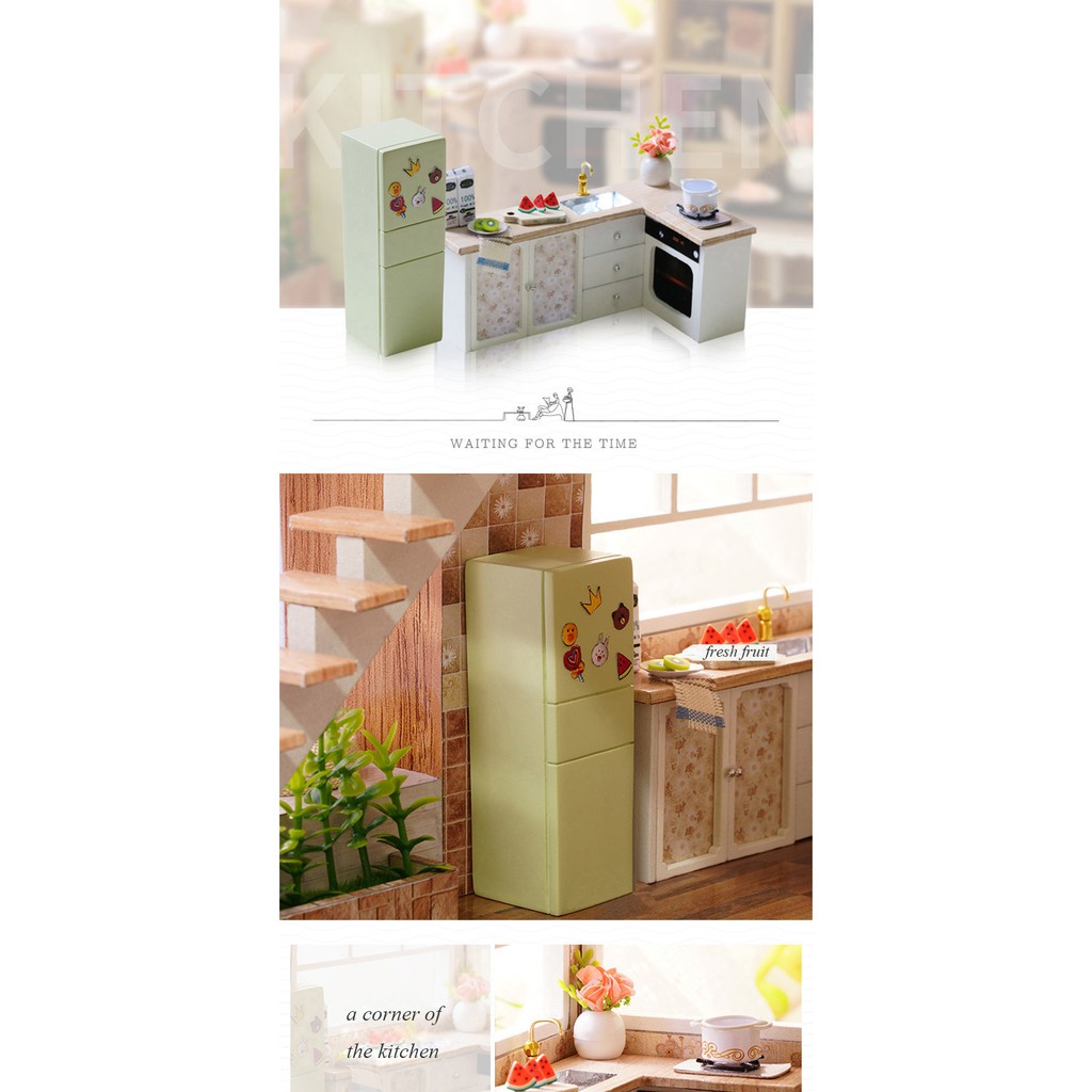 Mô Hình Lắp Ghép Nhà Gỗ DIY: Waiting For The Time L020