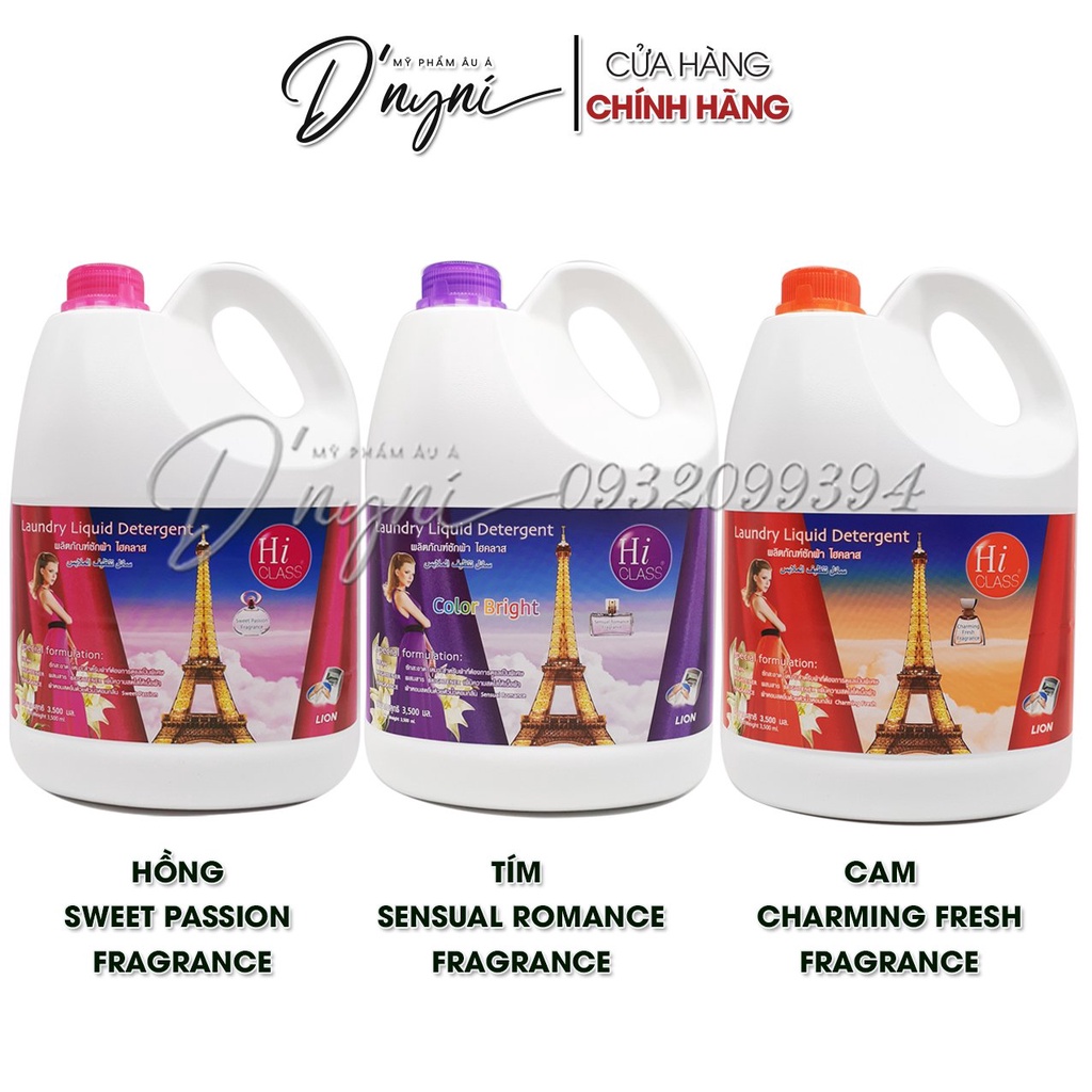 Nước giặt Hi Class can 3500ml