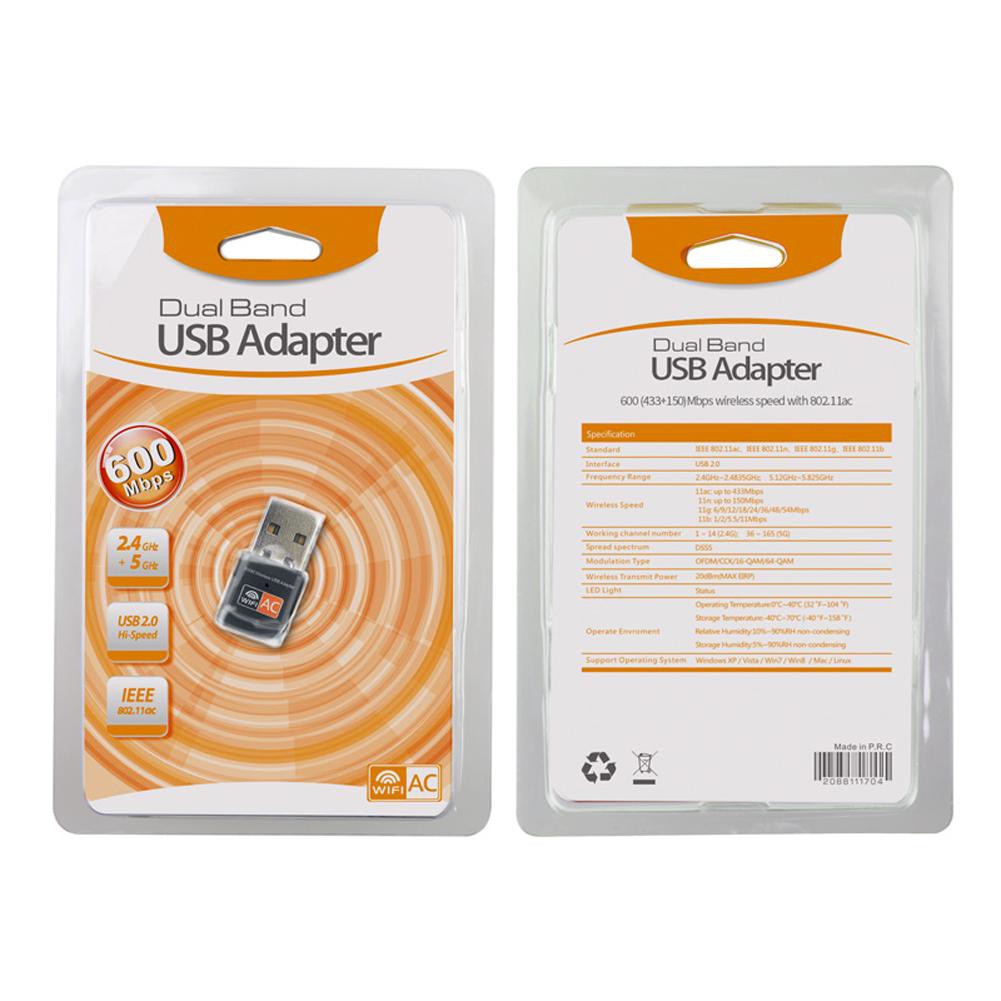 USB phát wifi 600Mbps 2.4G / 5G 802.11AC