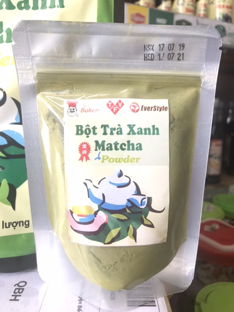 Bột matcha đài loan Everstyle (Mũ đỏ) 100g