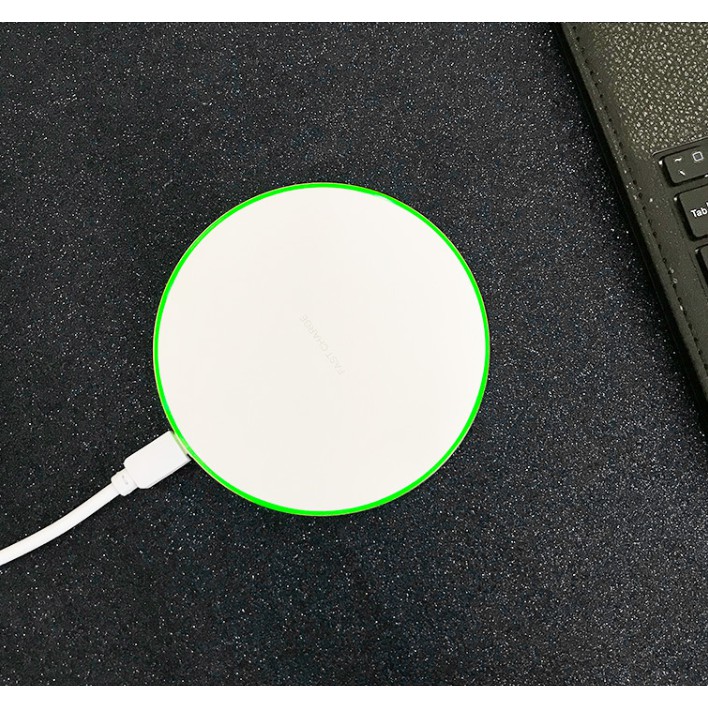 Đế Sạc Không Dây GY68 Thông Minh Cảm Ứng Siêu Mỏng Siêu Nhẹ Wireless Charger Sạc Nhanh Qi Xài Cho Apple Samsung