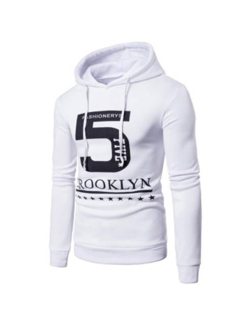 Áo Hoodie In Hình Five Brooklyn 5 Màu Trắng / Vàng / Đen / Xám. Navy