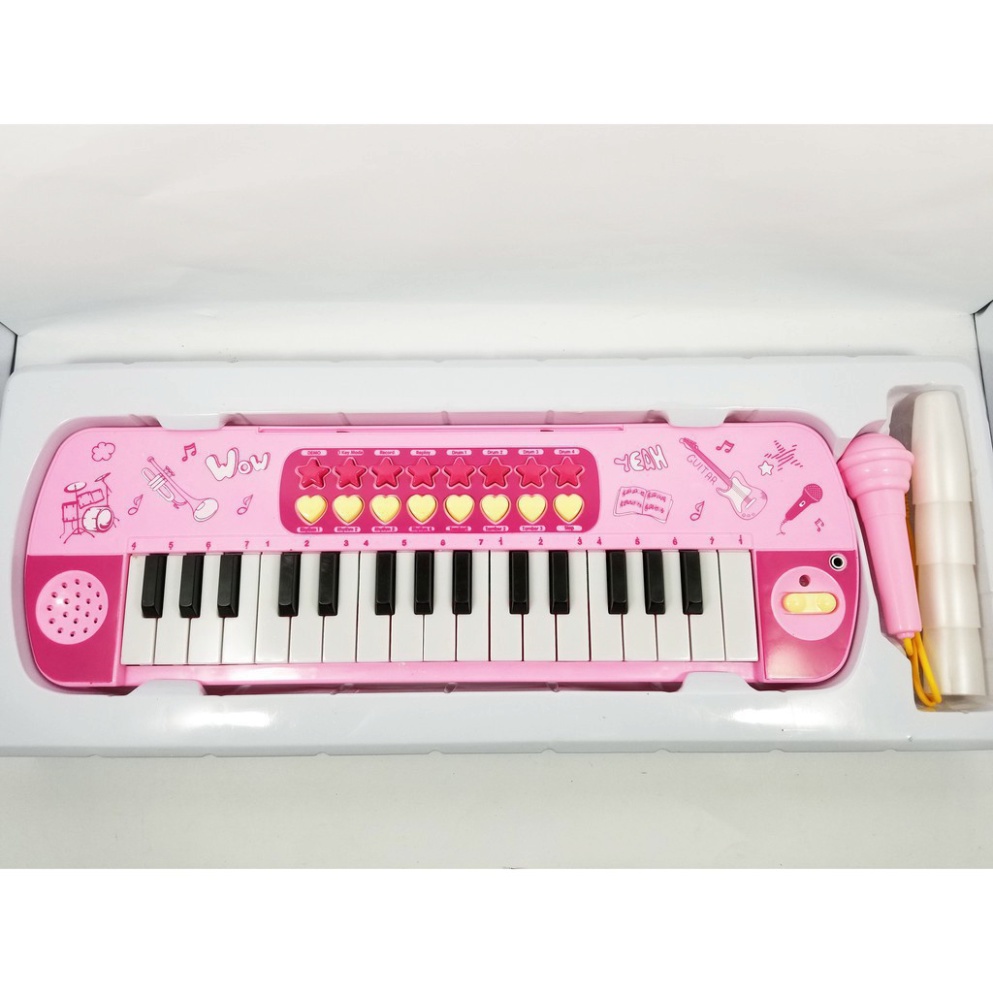 [ĐỒ CHƠI AN TOÀN] ĐỒ CHƠI TRẺ EM - BỘ ĐÀN ORGAN KÈM MÍC - ĐỒ CHƠI ÂM NHẠC [YÊU THÍCH CỦA BÉ]