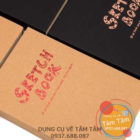 Sketch Book, Sổ vẽ chì, Sổ Canson-Dụng cụ vẽ Tâm Tâm