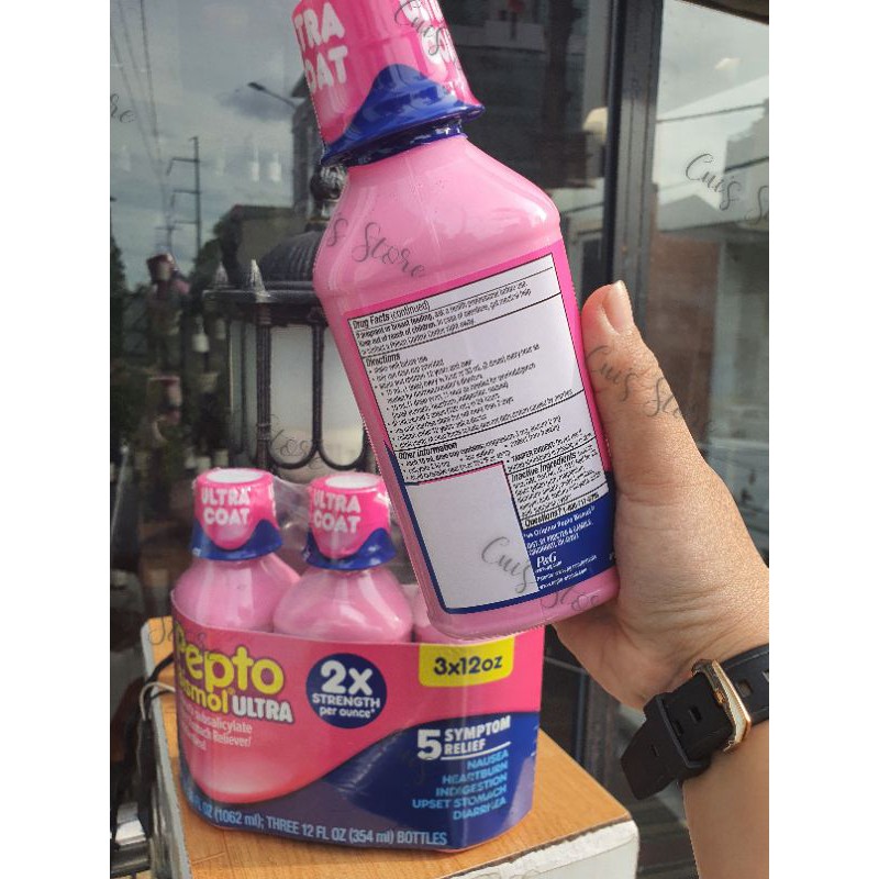 Hỗn Dịch Tiêu Chảy Dạ Dày Pepto Bismol Ultra 354ml