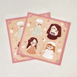 Set sticket Black Pink