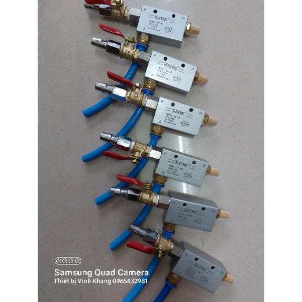 Hút hơi săm bằng khí nén