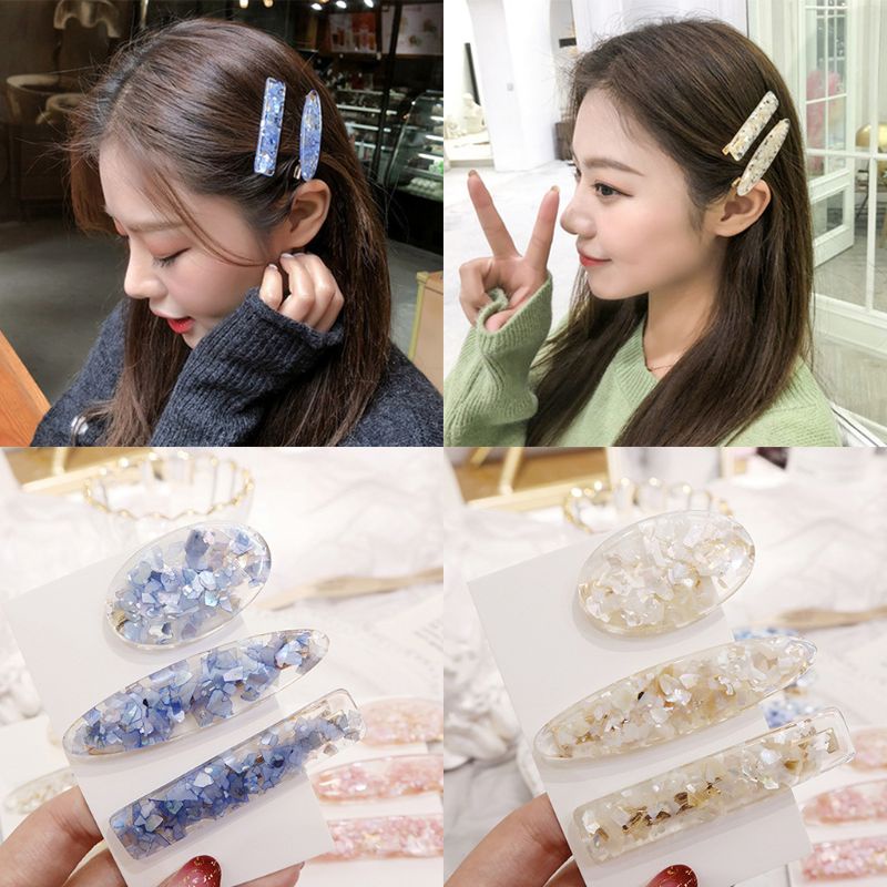 Kẹp Tóc Hình Vỏ Sò Phong Cách Hàn Quốc Vintage