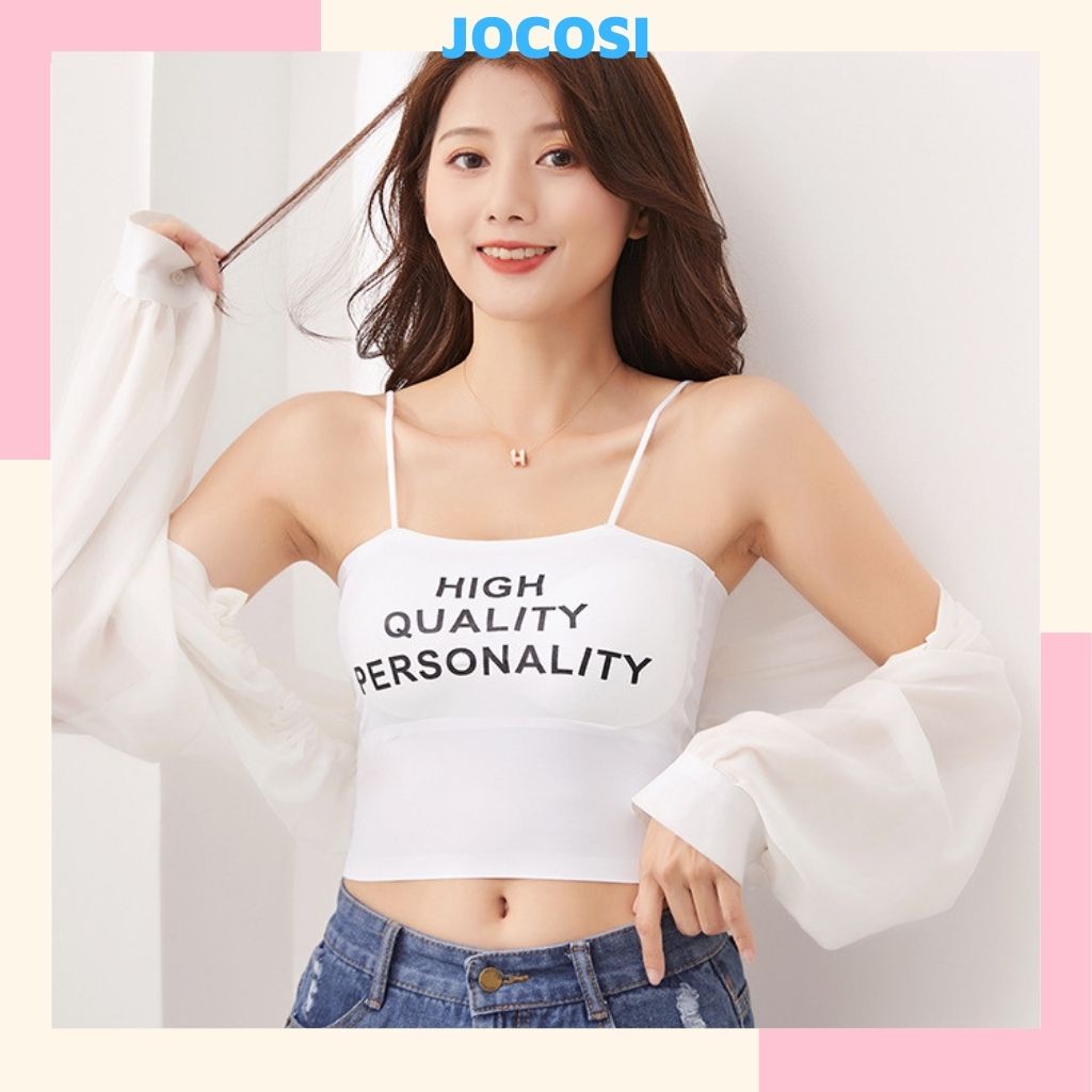 Áo bra nữ 2 dây đẹp, áo ngực không gọng su mặc mát và quyến rủ JOCOSI B1707