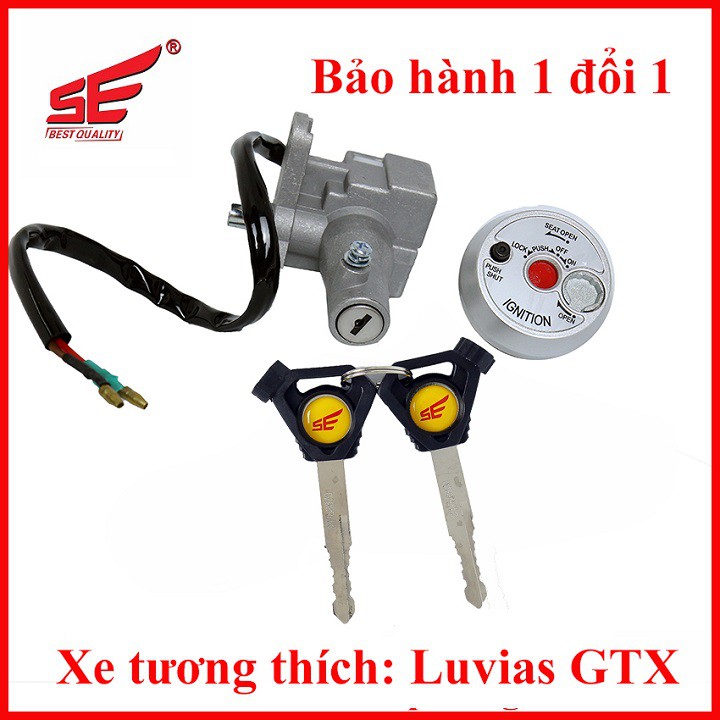 🔥🔥GIÁ HỦY DIỆT🔥 Bộ ổ khóa xe máy LUVIAS GTX 2 cạnh thương hiệu SE