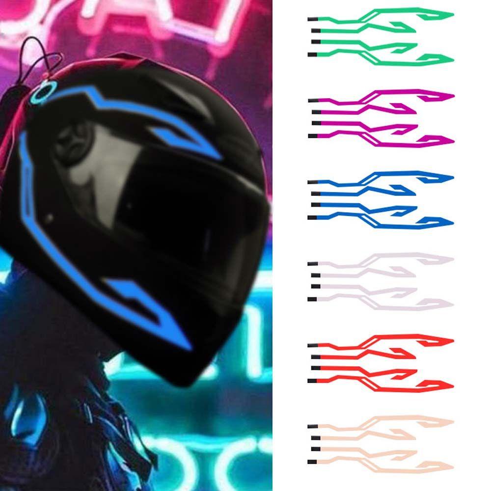 Dải Đèn Led Nhấp Nháy Gắn Mũ Bảo Hiểm Xe Máy Vào Ban Đêm