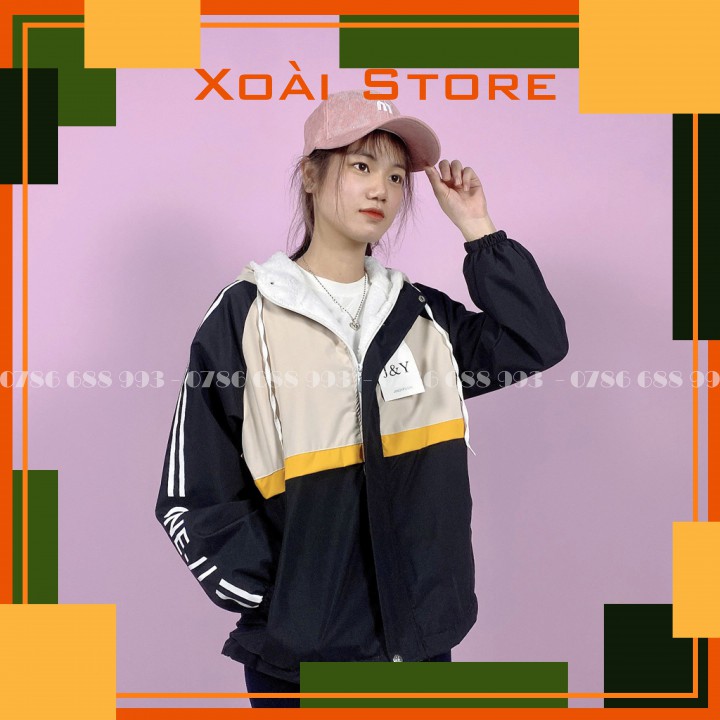 Áo khoác nữ cá tính cao cấp,chất gió tráng bạc chống mưa mùa đông đẹp XoaiXoaiStore | BigBuy360 - bigbuy360.vn