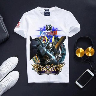 HOT - Áo Liên Quân Màu Trắng Cotton - Lữ Bố RoBot ་  ྇