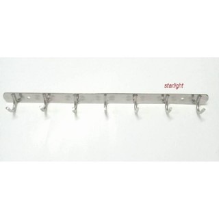 Móc treo quần áo gắn tường 7 vấu inox - phụ kiện nhà tắm - thiết bị vệ sinh -new