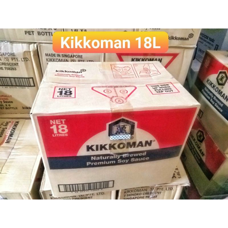 Nước Tương Kikkoman thùng 18 Lít