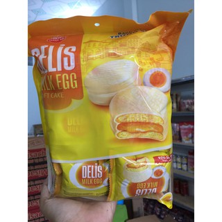 Bánh mềm vị trứng sữa và dưa vàng