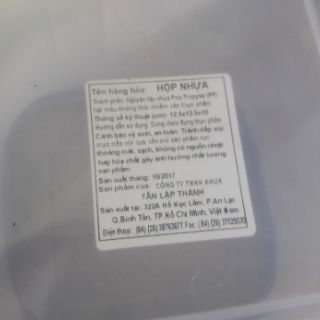 Hộp nhựa Happi Lock 900ml