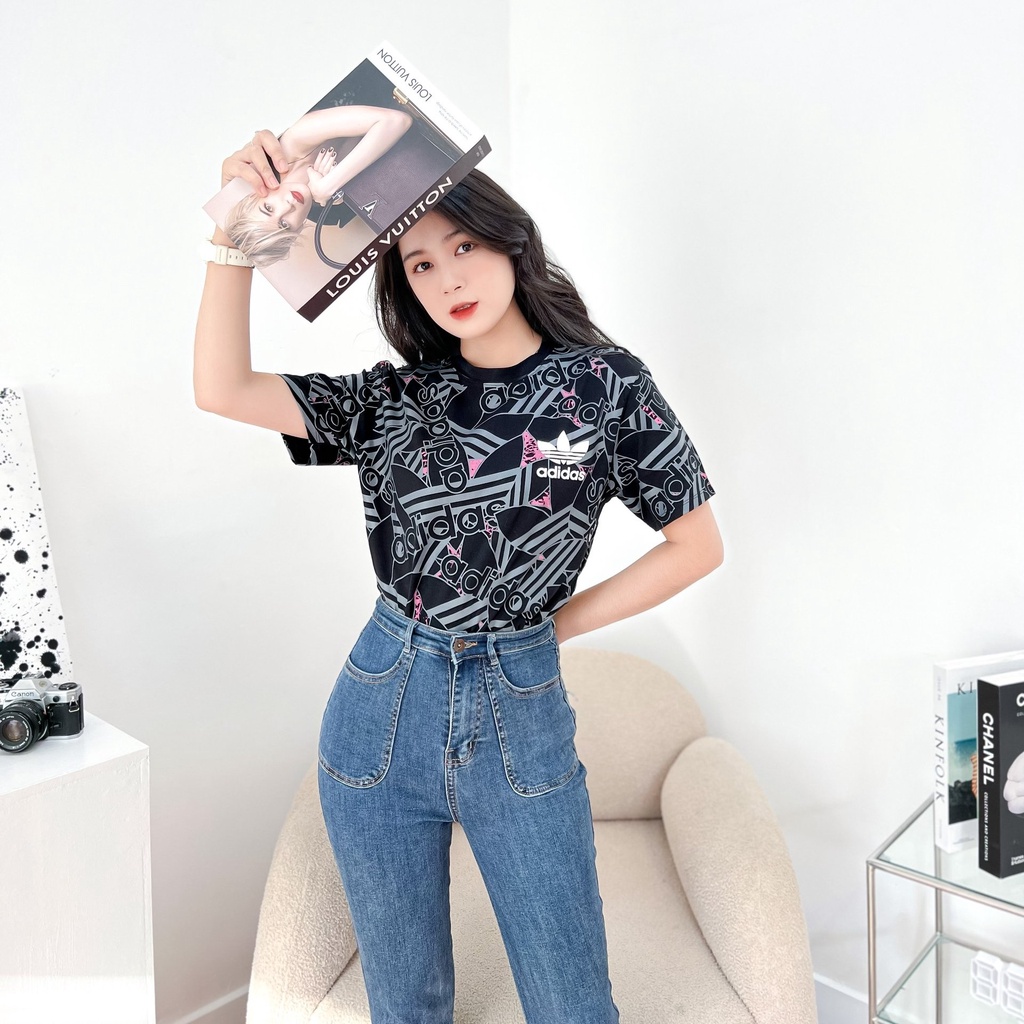 Áo Thun Form Rộng A.Di.Das Chất Thun Cotton Mềm Mịn.