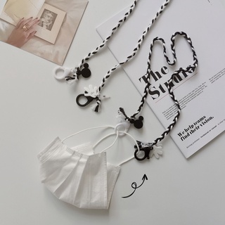 Dây Đeo Mắt Kính / Tai Nghe Bằng Nylon Hình Gấu Hoạt Hình Sáng Tạo