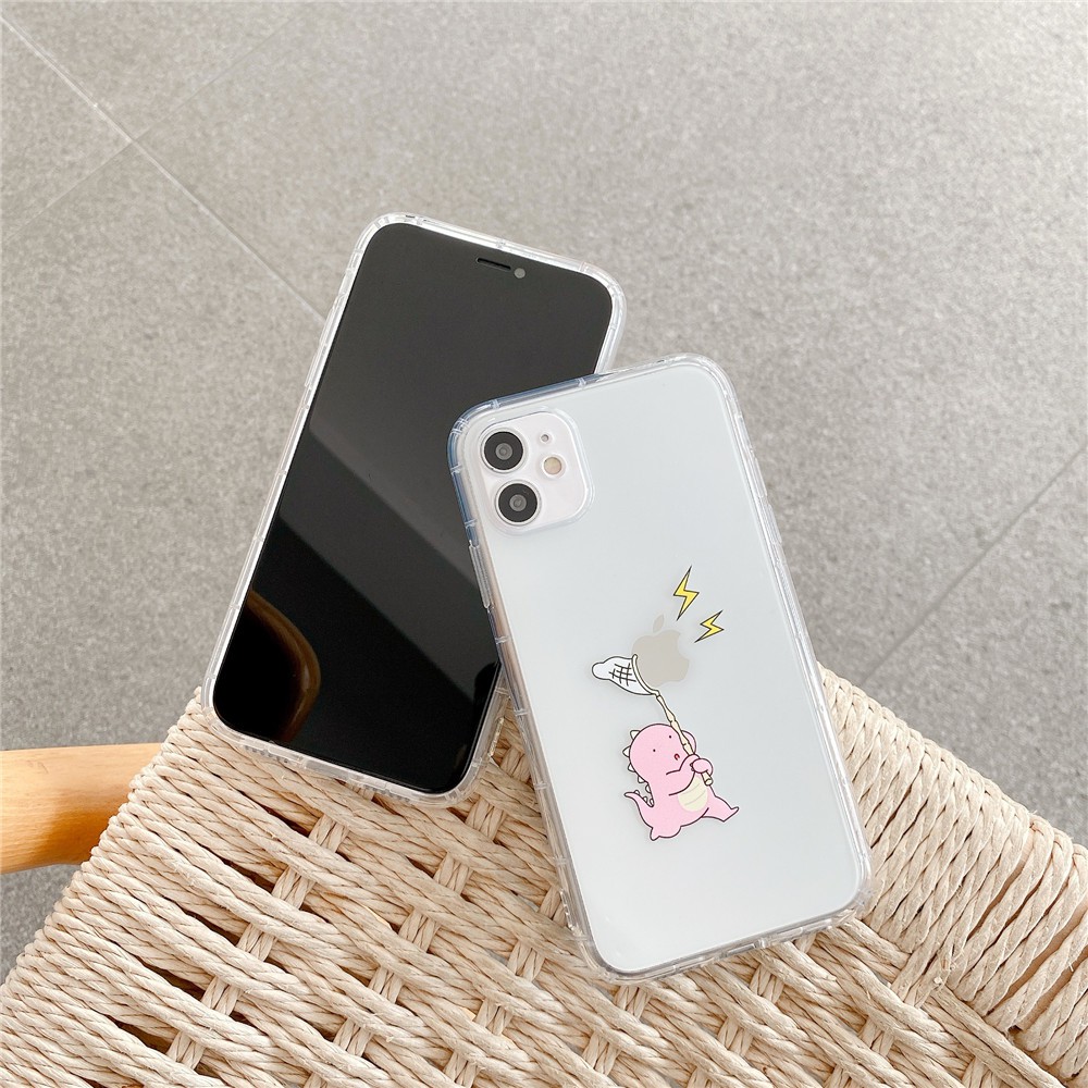 Ốp điện thoại TPU họa tiết khủng long thời trang cho Iphone 11 Pro Max X Xs Max Xr 7 Plus 8 Plus 6 Plus 6s Plus | BigBuy360 - bigbuy360.vn