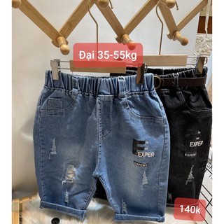Quần ngố jean bé trai size đại 35-55kg