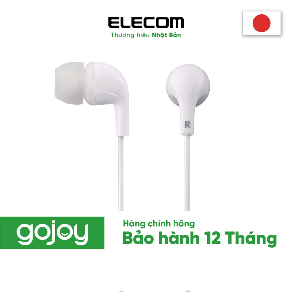 Tai nghe sắc màu nhét tai ELECOM EHP-CN300A chính hãng - bảo hành 12 tháng