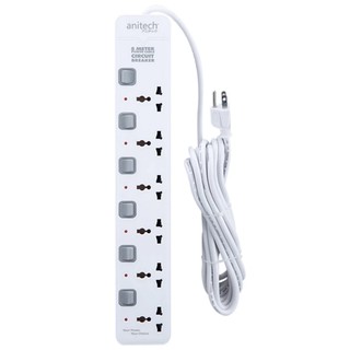 Ổ cắm điện Anitech H406 dây dài 5m