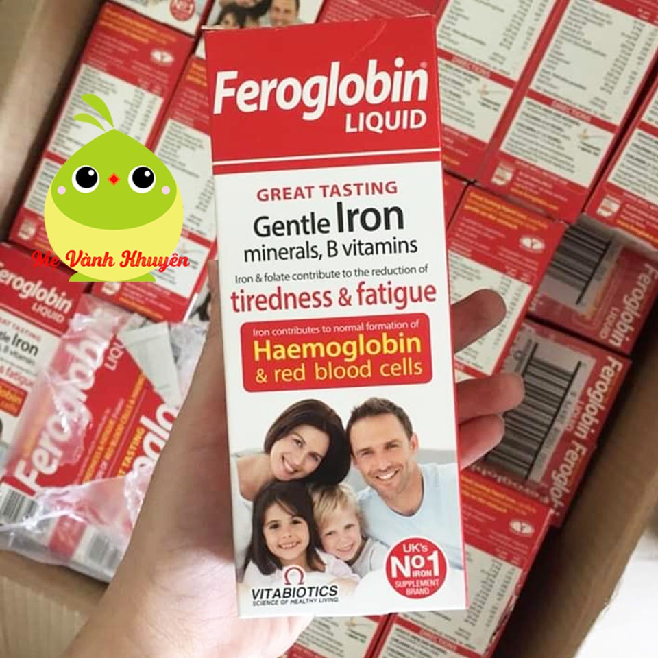 Sắt nước Feroglobin Liquid, UK
