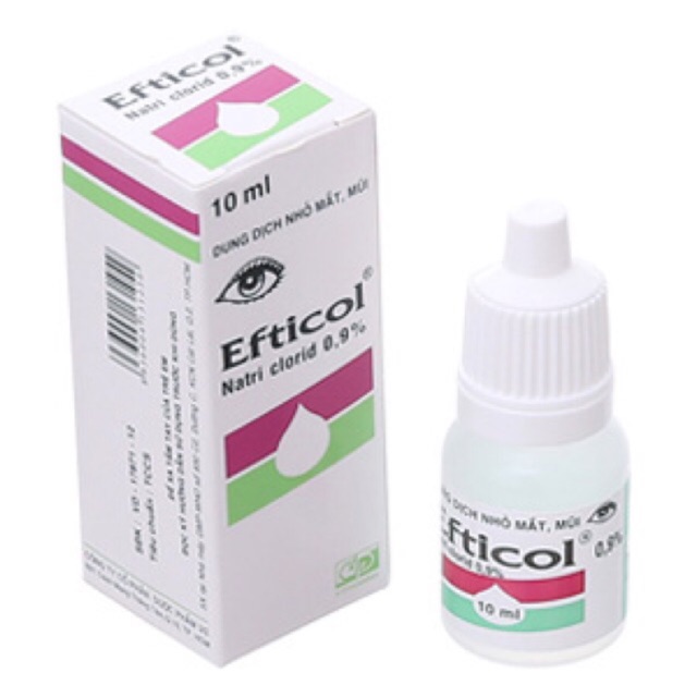 ✅ 10 HỘP NƯỚC MUỐI NHỎ MẮT EFTICOL