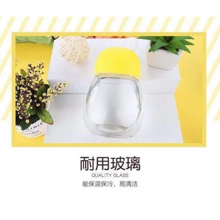 BÌNH THỦY TINH GIỮ NHIỆT CUTE[ GIÁ CHUẨN SHOPEE ]
