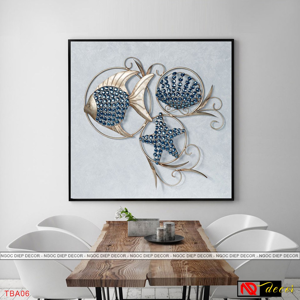 Tranh treo 3D Hiện đại HD16- Chất liệu Formex + tặng kèm đinh 3 chân chuyên dụng | BigBuy360 - bigbuy360.vn