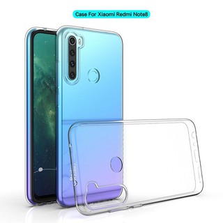 Ốp lưng Xiaomi Redmi Note 8, Redmi Note 8T Silicon dẻo trong suốt