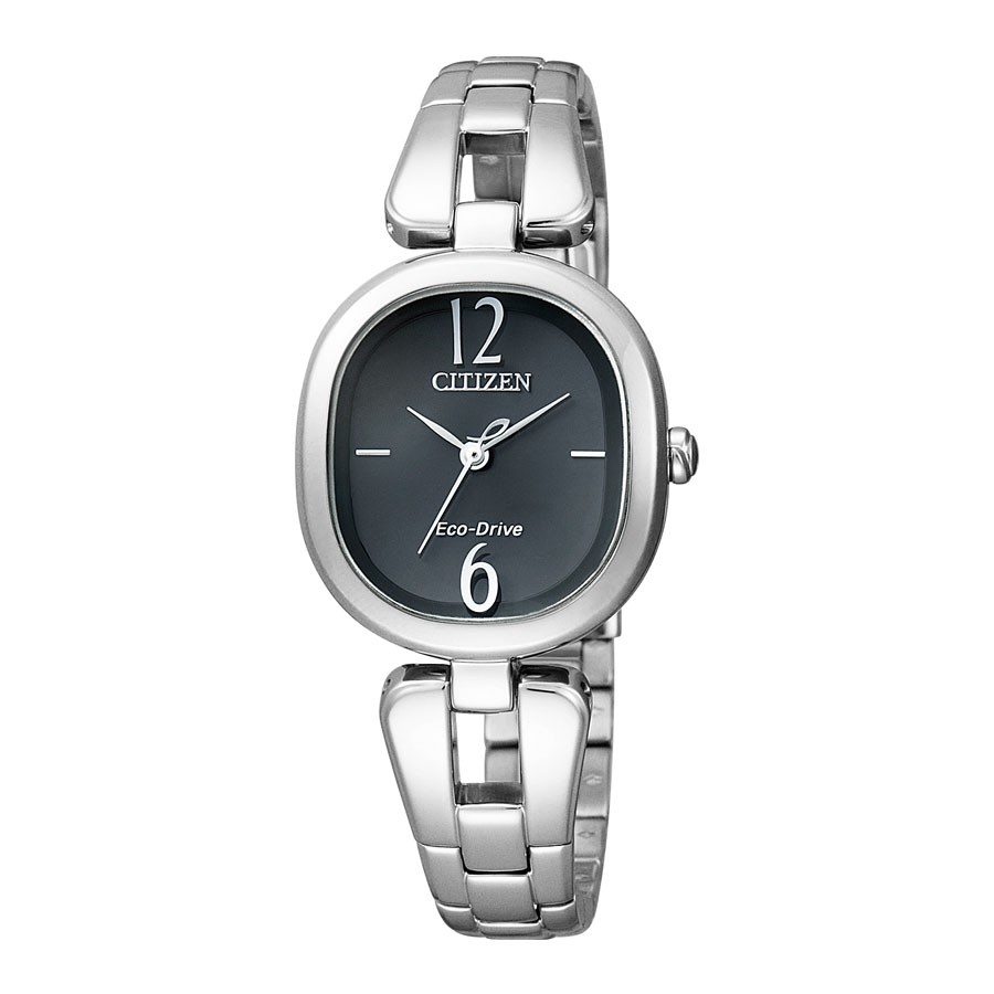 Đồng Hồ Nữ Citizen Dây Thép Không Gỉ EM0180-56E - Mặt Đen (Sapphire)