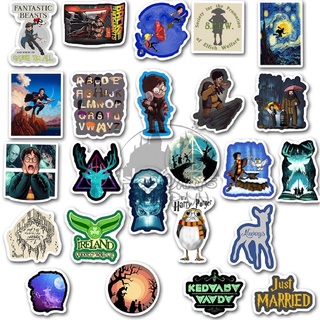 Bộ 50 sticker phong cách Harry Potter