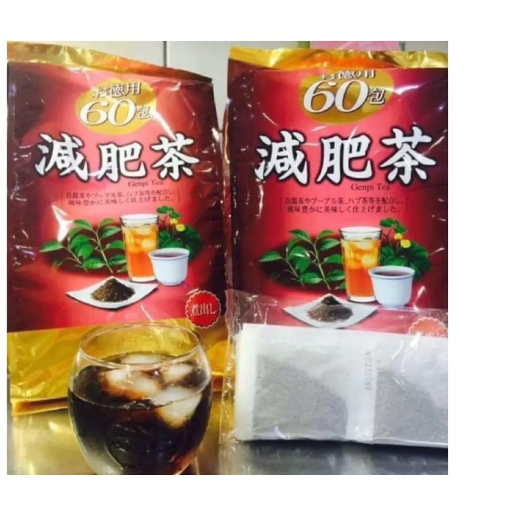 Trà giảm cân Nhật Bản Genpi Orihiro,trà giảm mỡ genpi,trà giảm mỡ bụng