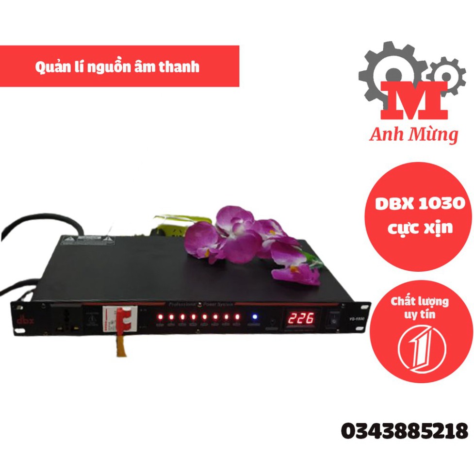 Quản lý nguồn dàn âm thanh dbx1030, tối ưu hiệu quả cao nhất cho hệ thống âm thanh của bạn