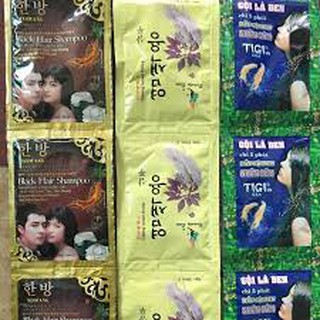Dầu Gội Đen Tóc Black Hair Shampoo gội là đen