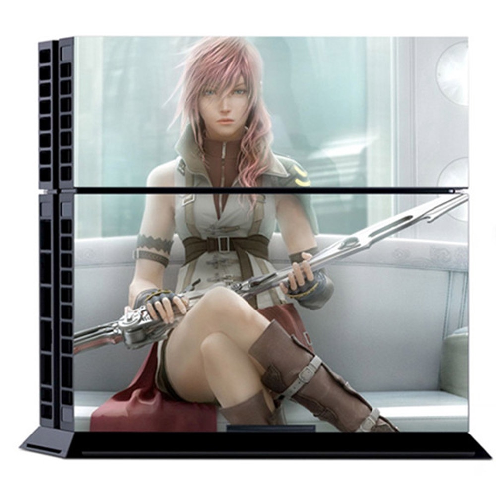 Decal dán vinyl hình final fantasy xiii bảo vệ cho bộ điều khiển và tay cầm chơi game ps4 playstation 4