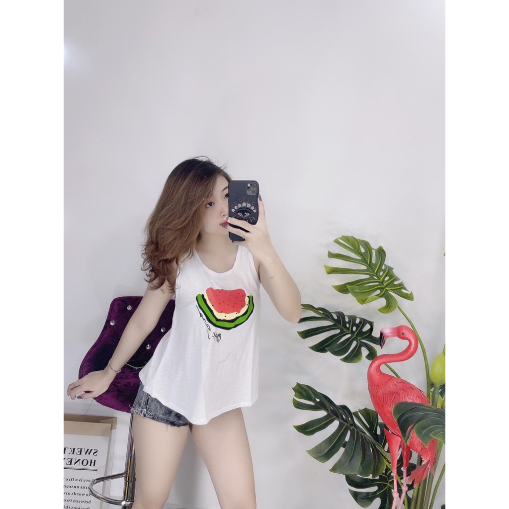 [ Mã WASTAPR giảm 10K đơn 50K] ÁO THUN BA LỖ GIẤY DƯA HẤU SIÊU XINH-CAROTSHOP | BigBuy360 - bigbuy360.vn