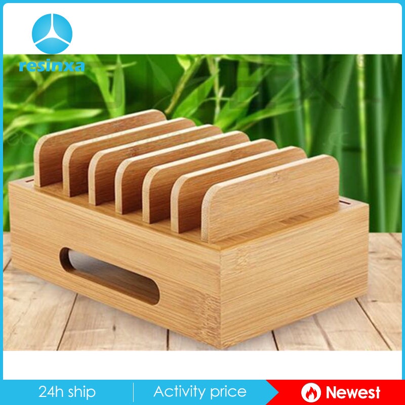 Giá Đỡ Điện Thoại / Máy Tính Bảng Bằng Gỗ Tre Thông Dụng