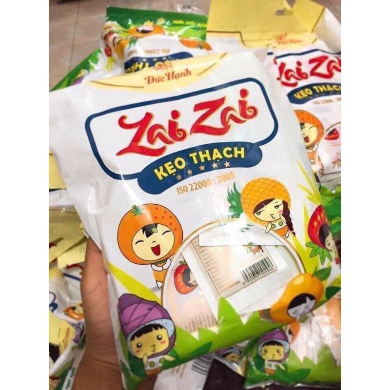 Kẹo thạch ZaiZai Đức Hạnh các vị hoa quả túi 400gr (combo 2gói 50k)