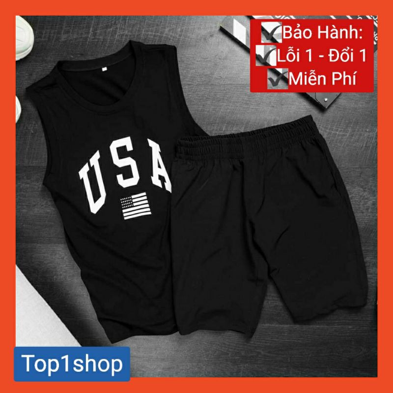 [ Sát nách- Cực Chất ] Nguyên bộ thể thao nam chất thun mè mềm mịn thoáng mát siêu hot