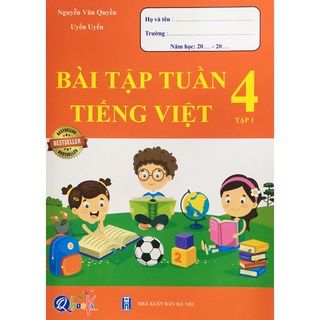 Sách - Bài tập tuần Tiếng Việt Lớp 4 tập 1