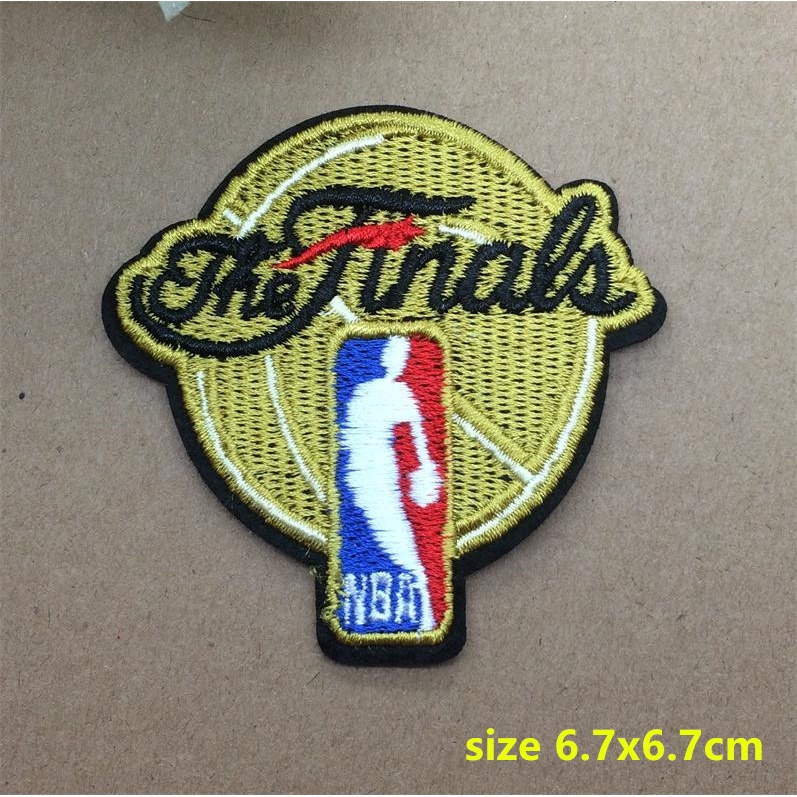Miếng Dán Ủi Quần Áo Thêu Hình Đội Bóng Rổ Nba Mỹ Phương Tây diy Có Thể Ủi Lại Được